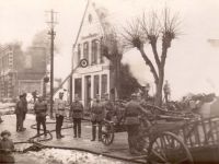 Feuerwehr in Wildeshausen - Löscharbeiten im März 1929 in der Westerstraße