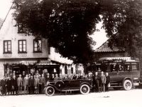 Kraftpostlinien Wildeshausen - Einweihung der ersten Kraftpostlinien Wildeshausen-Ahlhorn und Wildeshausen-Bassum am 6.7.1925