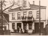 Die Düsternstraße um 1900 - Wohnhaus in der Düsternstraße 19